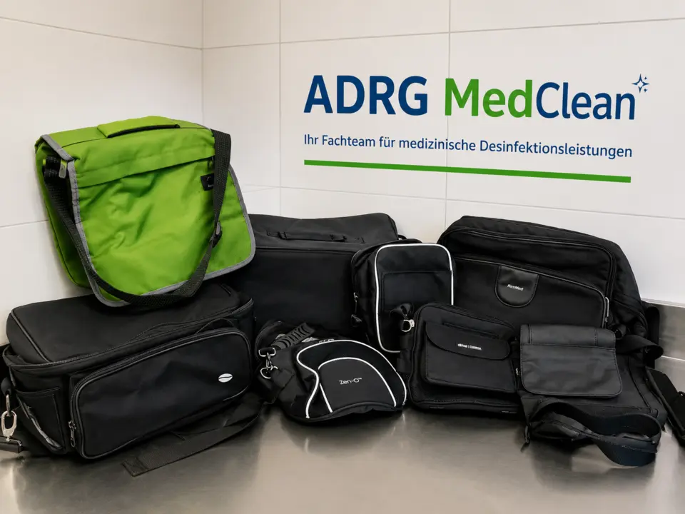 Aufbereitete CPAP-, NIV- und Sauerstofftaschen bei ADRG MedClean